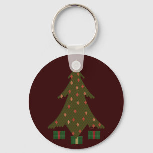 Porte-clés Porte - clé de Noël doré
