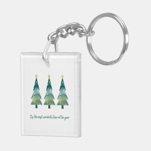 Porte-clés Porte - clé de Noël - double face (Dos droit)