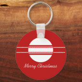 Porte-clés Porte - clé de Noël simple et chic (Recto)