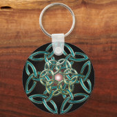 Porte-clés Porte - clé de noeud Cercle Triquetra (Recto)