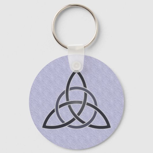 Porte-clés Porte - clé de noeud de trinité d'eau (Recto)