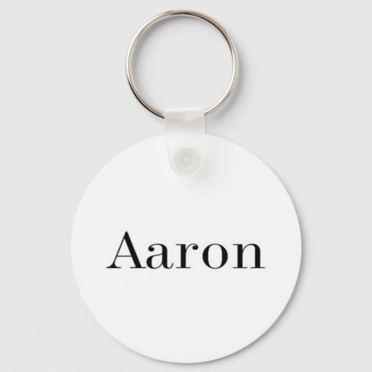 Porte-clés Porte - clé de nom Aaron (Recto)