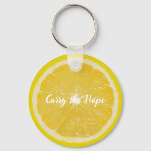 Porte-clés Porte - clé de notes de fruits - Citron - Porter l