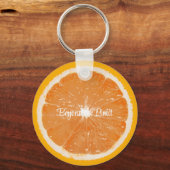 Porte-clés Porte - clé de notes de fruits - orange - au-delà  (Recto)