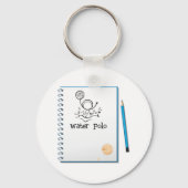Porte-clés Porte - clé de notes Water Polo (Recto)