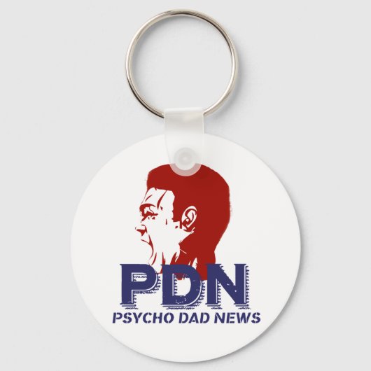 Porte-clés Porte - clé de nouvelles de Psycho Papa OFFICIEL (Recto)