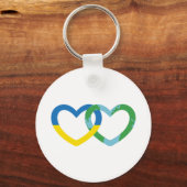 Porte-clés PORTE - CLÉ de NU Hearts (Recto)