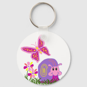 Porte-clés Porte - clé de papillon de l'escargot n