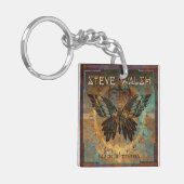 Porte-clés Porte - clé de papillon noir (Devant gauche)