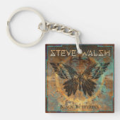 Porte-clés Porte - clé de papillon noir (Devant)