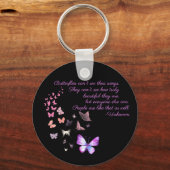 Porte-clés porte - clé de papillons (Recto)