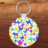 Porte-clés Porte - clé de papillons blancs (Recto)