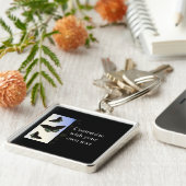 Porte-clés Porte - clé de papillons brillants (Côté)