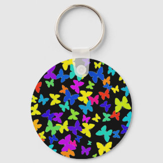 Porte-clés Porte - clé de papillons noirs