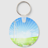 Porte-clés Porte - clé de parc éolien (Verso)