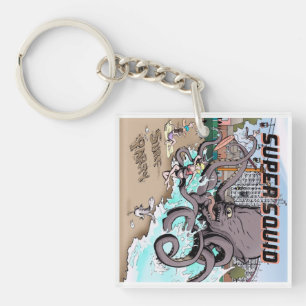 Porte-clés Porte - clé de partie de surf