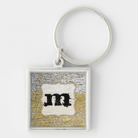 Porte-clés Porte - clé de Parties scintillant Gold et Silver (Devant)