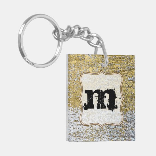 Porte-clés Porte - clé de Parties scintillant Gold et Silver (Devant gauche)