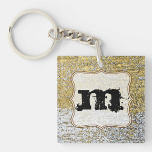 Porte-clés Porte - clé de Parties scintillant Gold et Silver
