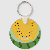 Porte-clés Porte - clé de pastèque de fruits (Verso)