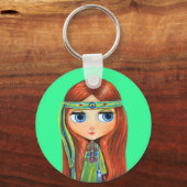 Porte-clés Porte - clé de Peace Hippie (Recto)