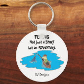 PORTE-CLÉS PORTE - CLÉ DE PÊCHE (Recto)