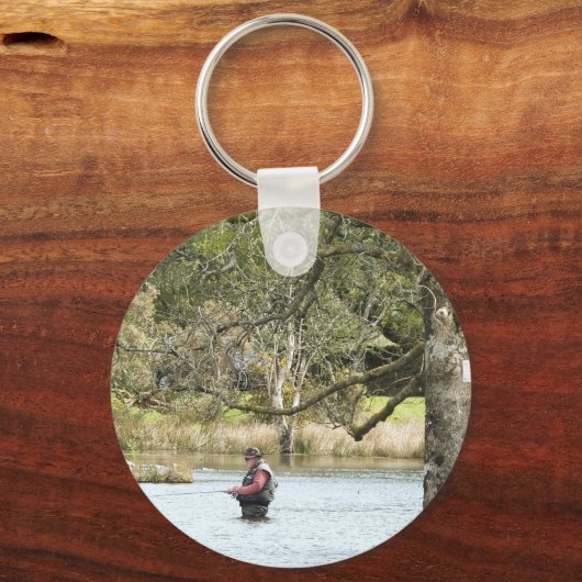 Porte-clés Porte - clé DE PÊCHE EN VOL (Verso)