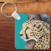 Porte-clés Porte - clé de peinture Cheetah (Recto)