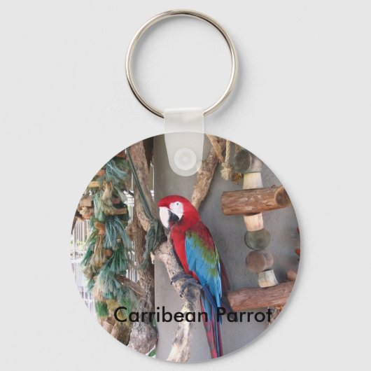 Porte-clés Porte - clé de perroquets des Caraïbes (Recto)