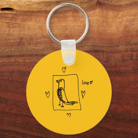 Porte-clés Porte - clé de perruque (Verso)