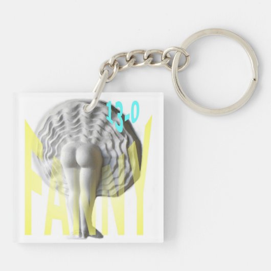 Porte-clés Porte - clé de pétanque "Fanny" (Dos)