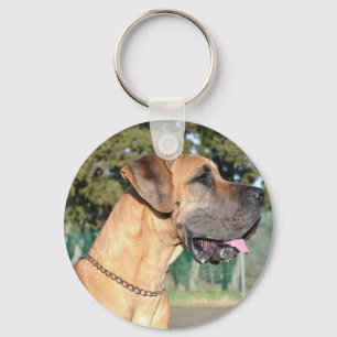 Porte-clés Porte - clé de photo de great dane