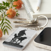 Porte-clés Porte - clé de photos commémoratives - En souvenir (Devant droit)