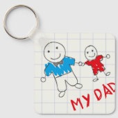 Porte-clés Porte - clé de photos et d'oeuvres d'art pour enfa (Recto)