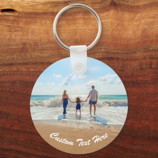 Porte-clés Porte - clé de photos personnalisées et personnali (Verso)