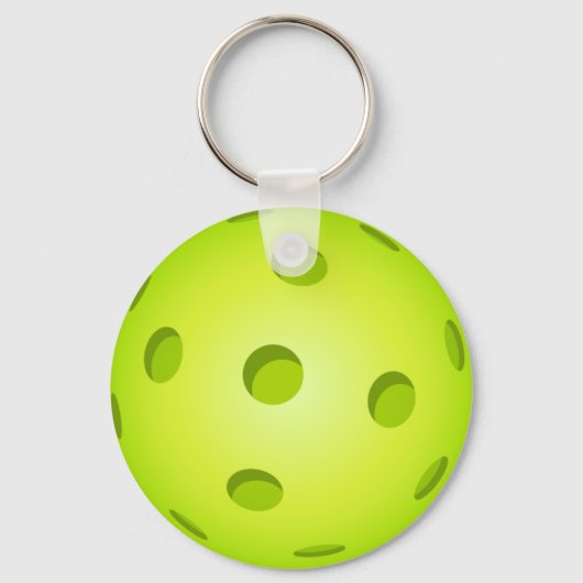 Porte-clés Porte - clé de Pickleball - Vert (Recto)