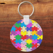 Porte-clés Porte - clé de pièce de puzzle (Recto)