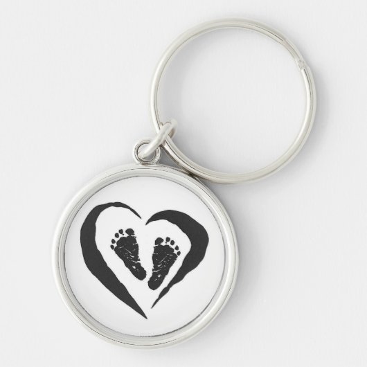 Porte-clés Porte - clé de pieds de bébé (Devant)