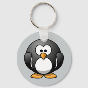 Porte-clés porte - clé de pingouin Animé