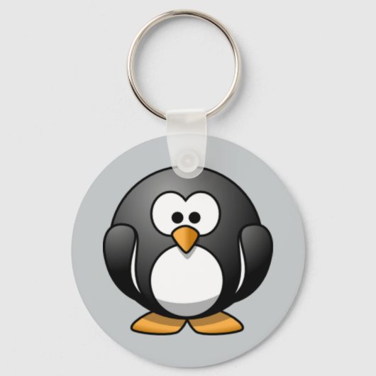 Porte-clés porte - clé de pingouin Animé (Recto)