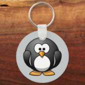 Porte-clés porte - clé de pingouin Animé (Recto)