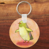 Porte-clés Porte - clé de pingouin vert (Recto)