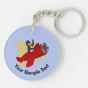 Porte-clés Porte - clé de pingouin volant