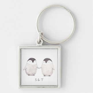 Porte-clés Porte - clé de pingouins personnalisés Porte - clé