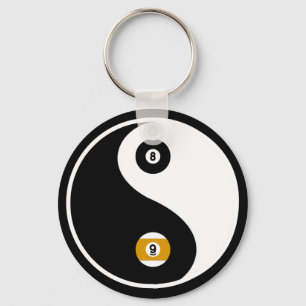 Porte-clés Porte - clé de piscine de YinYang