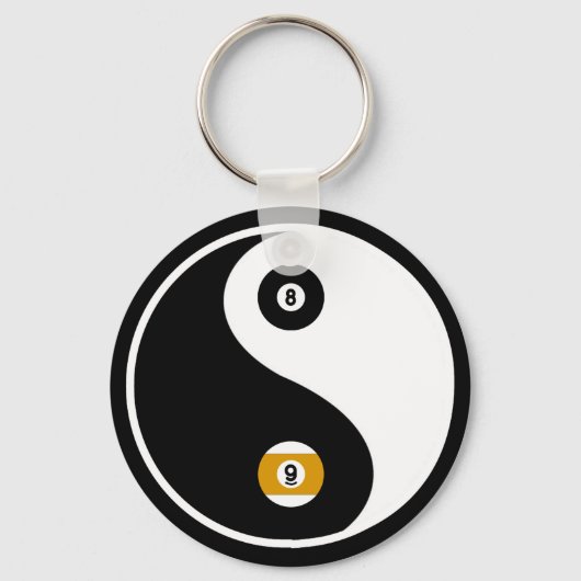Porte-clés Porte - clé de piscine YinYang (Recto)
