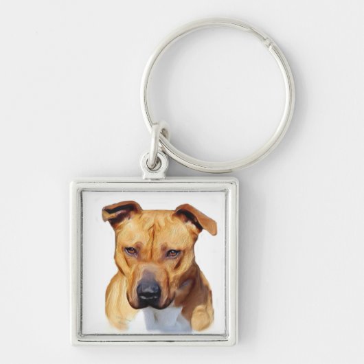 Porte-clés Porte - clé de Pitbull (Devant)