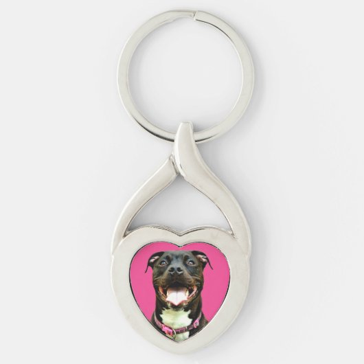 Porte-clés Porte - clé de Pitbull (Devant)
