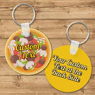 Porte-clés Porte - clé de pizza