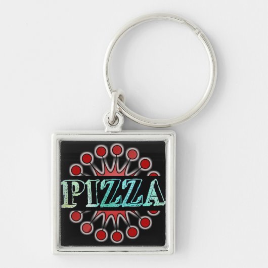 Porte-clés Porte - clé de pizza (Devant)